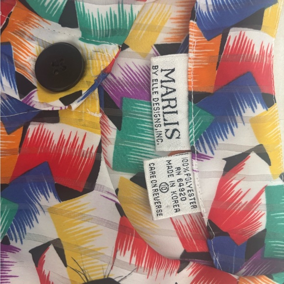 Colorful Patterned Blouse - Picture 2 of 2